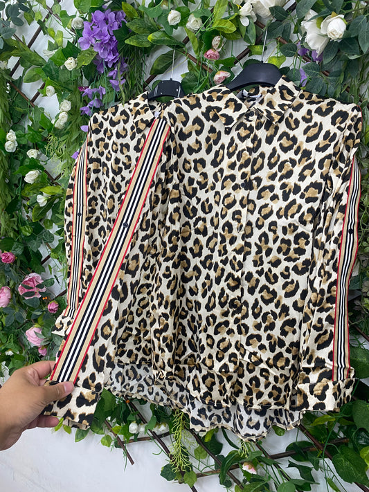 Camisa Leopardo Rayas