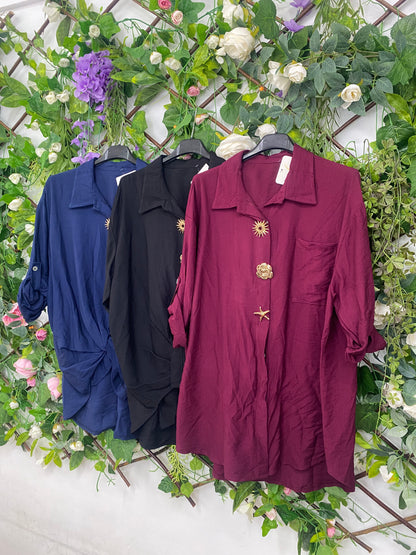 Camisa Simbolos Dorados