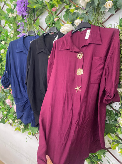 Camisa Simbolos Dorados