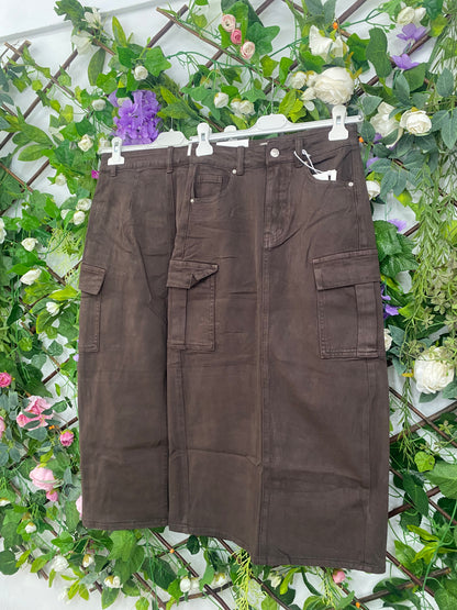 Falda Vaquera Bolsillos